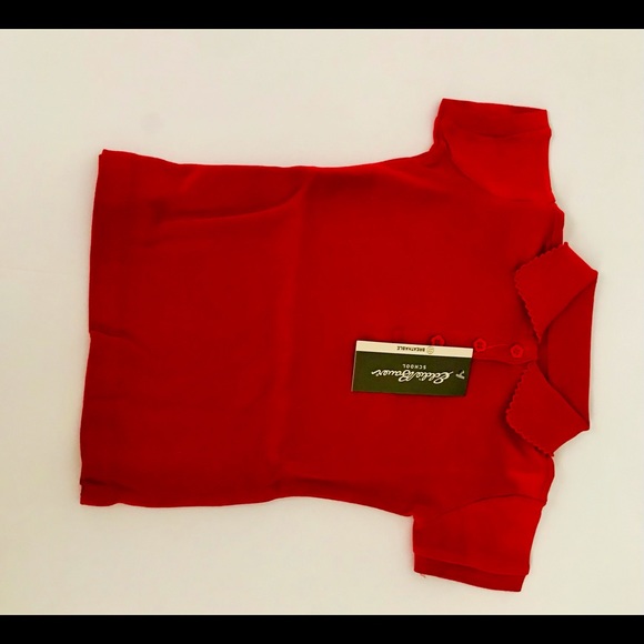 New Eddie Bauer 2T Child’s Shirt Engine Red - Picture 4 of 16